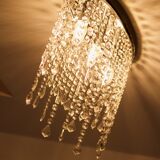 Minimalist glass fringe ceiling light