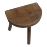 Half-moon tripod stool