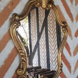 Baroque mirror style gilded rocaille