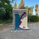 Moroccan blue rug personalized Beni Ourain colorful 250/150cm