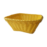 Corbeille scoubidou jaune