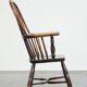 Beautiful, practical antique English highback Windsor chair with a lovely patina