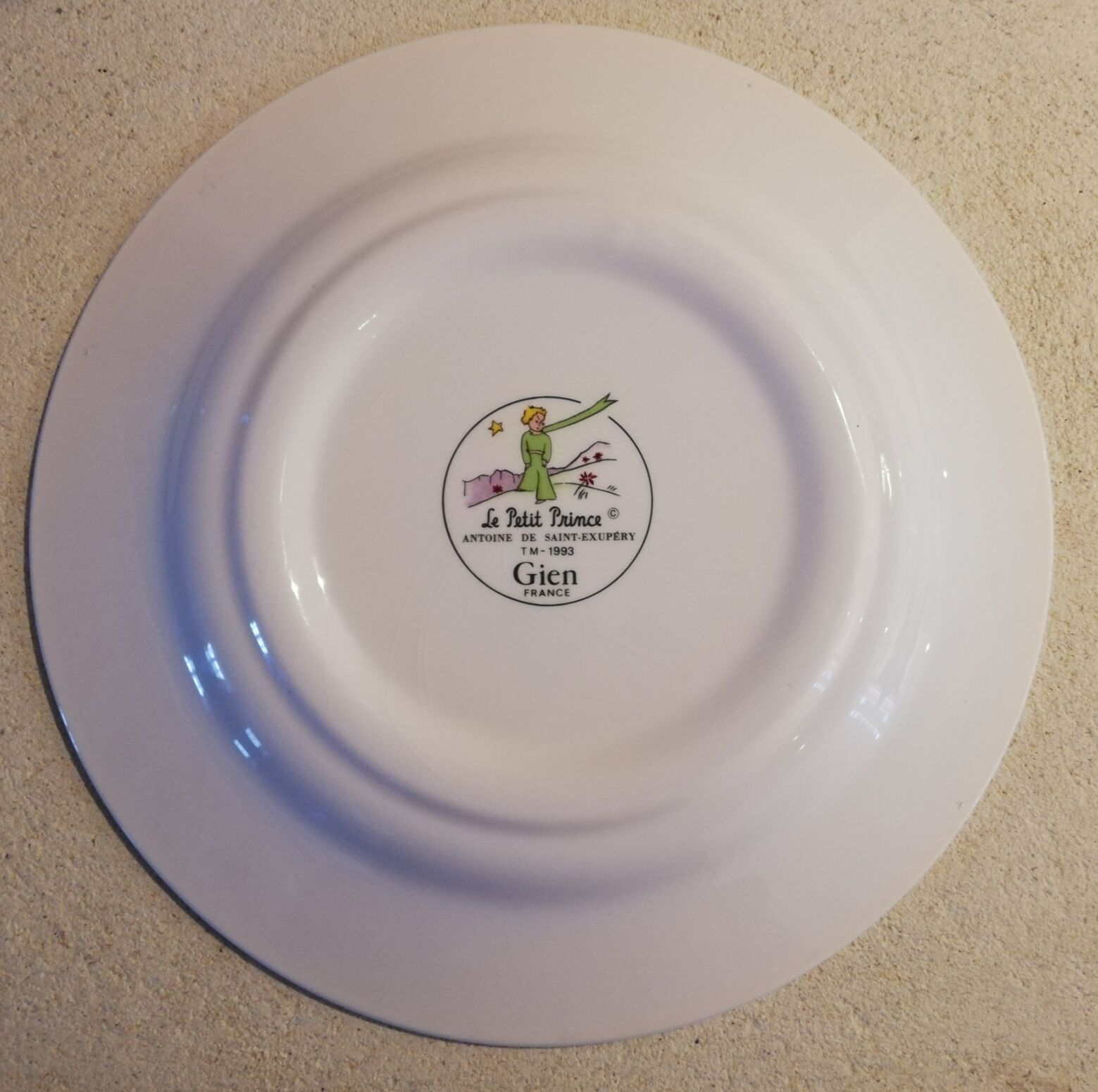Plate Gien Le Petit Prince