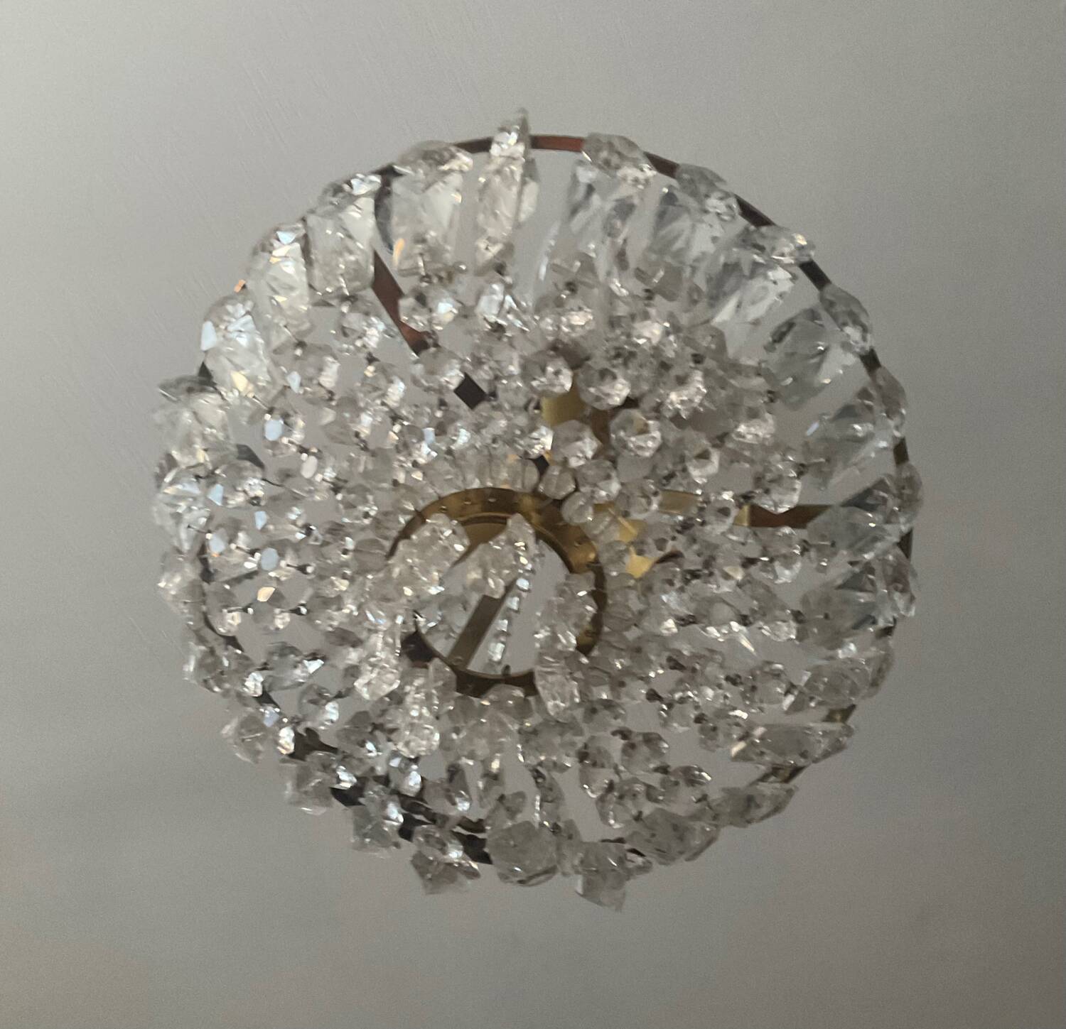 Hot air balloon chandelier with tassels
