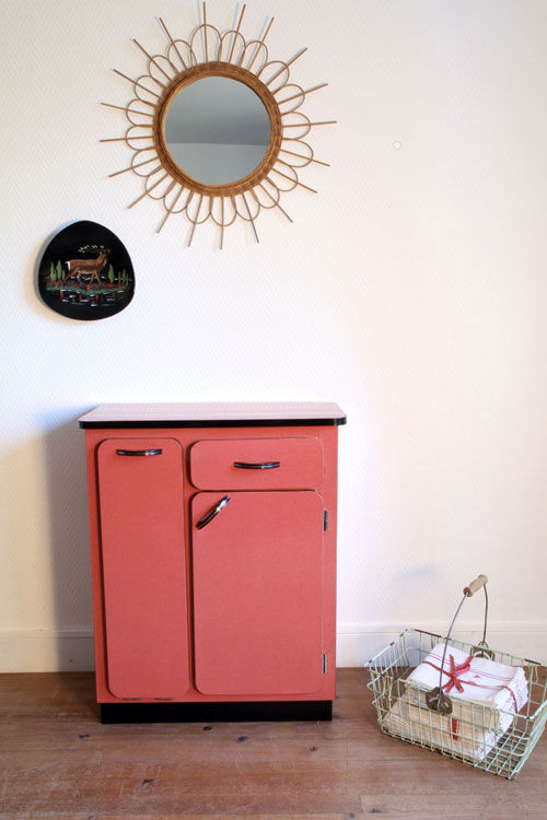 Vintage red formica furniture