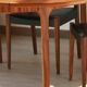 Round dining table with extension - McIntosh - 60s