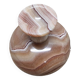 Vintage Onyx Marble Bowl On Foot 80s