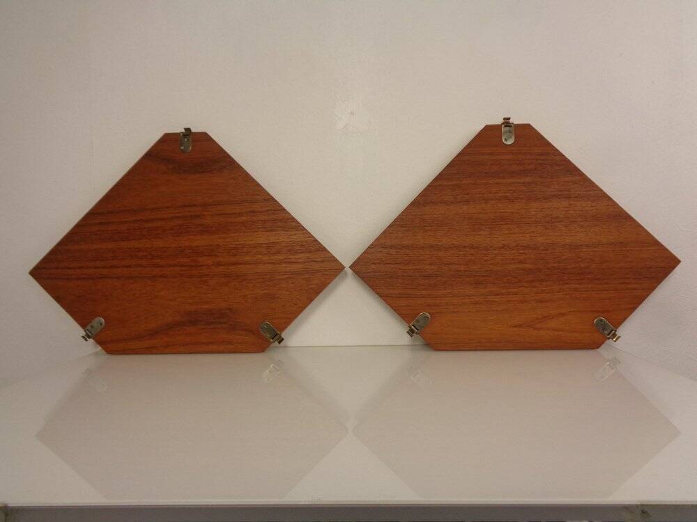 Swedish Teak Corner Shelf by Kajsa and Nils Nisse Strinning for String, 1950s