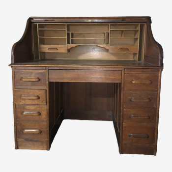 American desk E.Feige, usa, c 1910's in solid wood