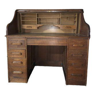 American desk E.Feige, usa, c 1910's in solid wood