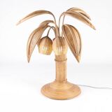 Rattan “coconut tree” lamp