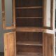 Armoire lingère vaisselier bois grillagée