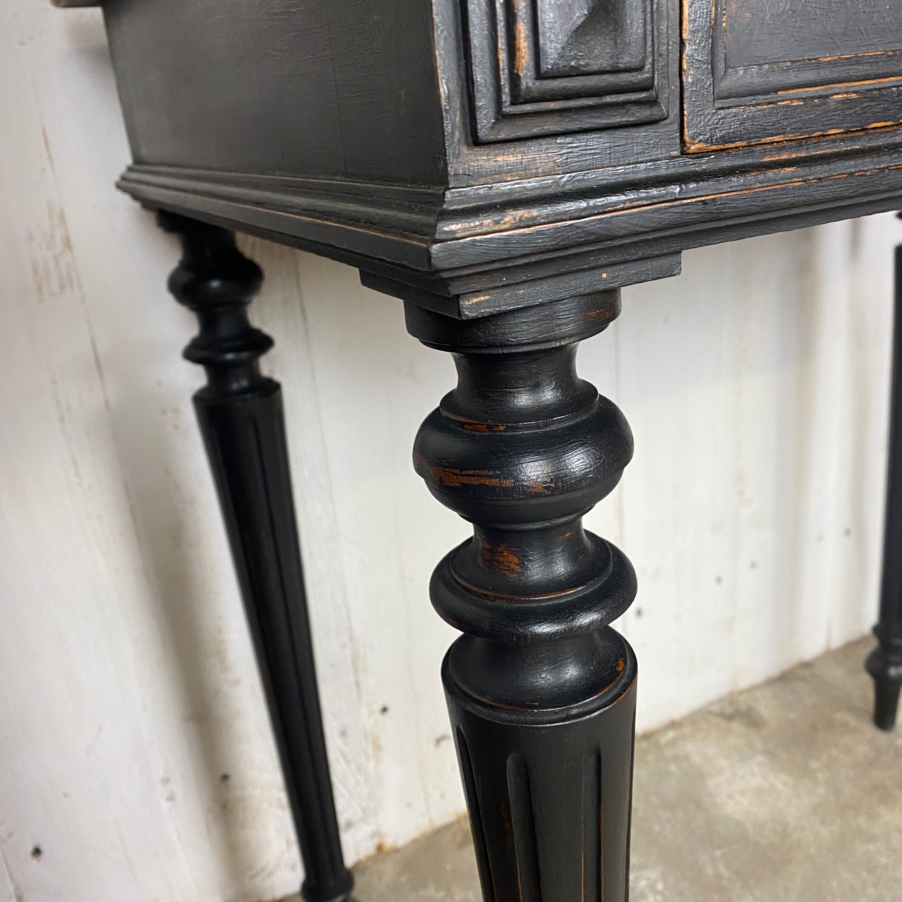 Black patinated lady's desk