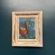Original Swedish Oil on Panel - 'Still Life with Jugs and Fruits' by Stig Thiderman - Signed - Vintage - Framed