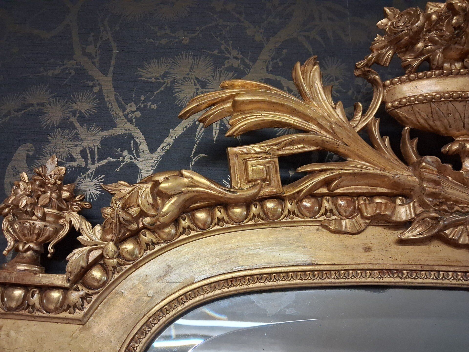 Miroir époque XIX 204 x 110