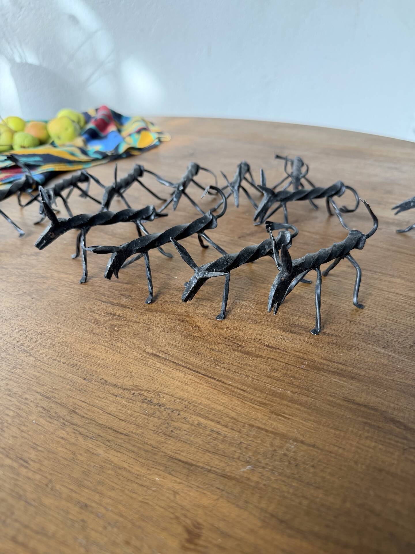 Brutalist zoomorphic knife rests