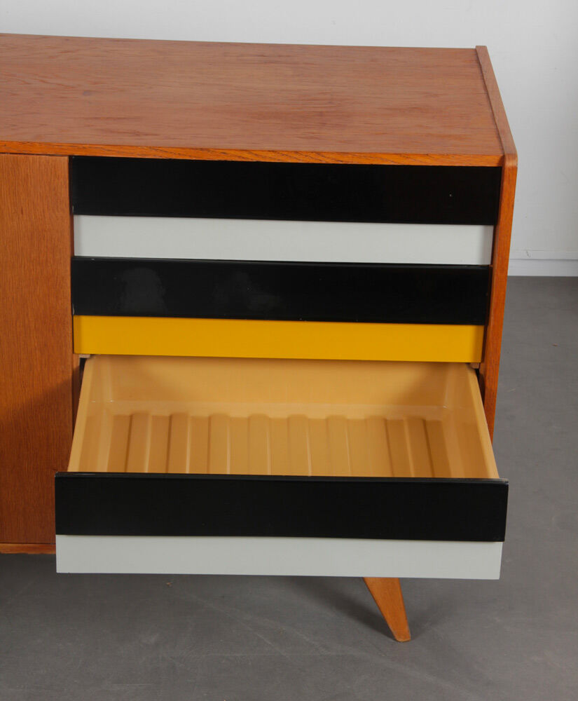 Oak enfilade by Jiri Jiroutek, model U-460, 1960