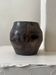 Ceramic workshop vase in stoneware with abstract decoration and signed.