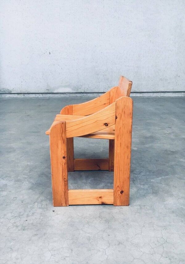 Set of Scandinavian Pine Side Chair Set, Sweden, 1960s