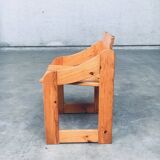 Set of Scandinavian Pine Side Chairs, Sweden, 1960s