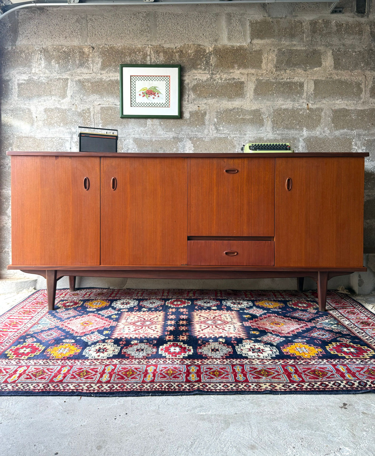 Enfilade scandinave en teck, 1970