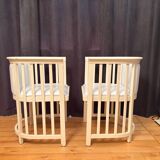 Pair of armchairs designed by Josef Hoffmann for Cabaret Fledermaus, Austri