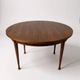 Table à manger ronde scandinave des années 60/70