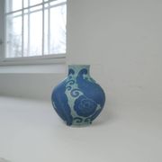 Art Deco Vase Grand Gustavsberg Sgraffito Josef Ekberg, Sweden, 1922