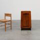 Amsterdamse school wooden cabinet or nightstand, The Netherlands ca. 1915