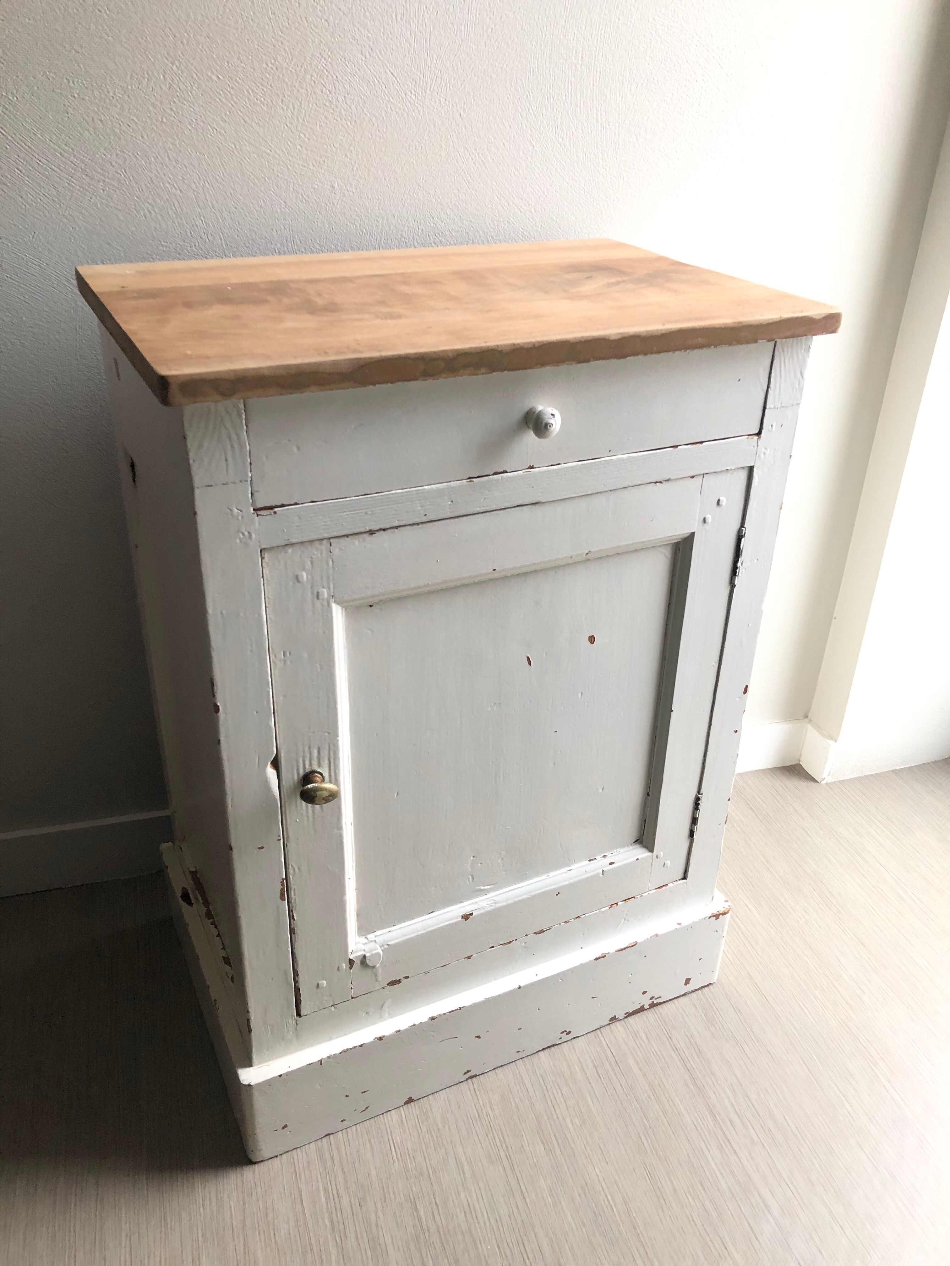 Old Patinated wood sideboard