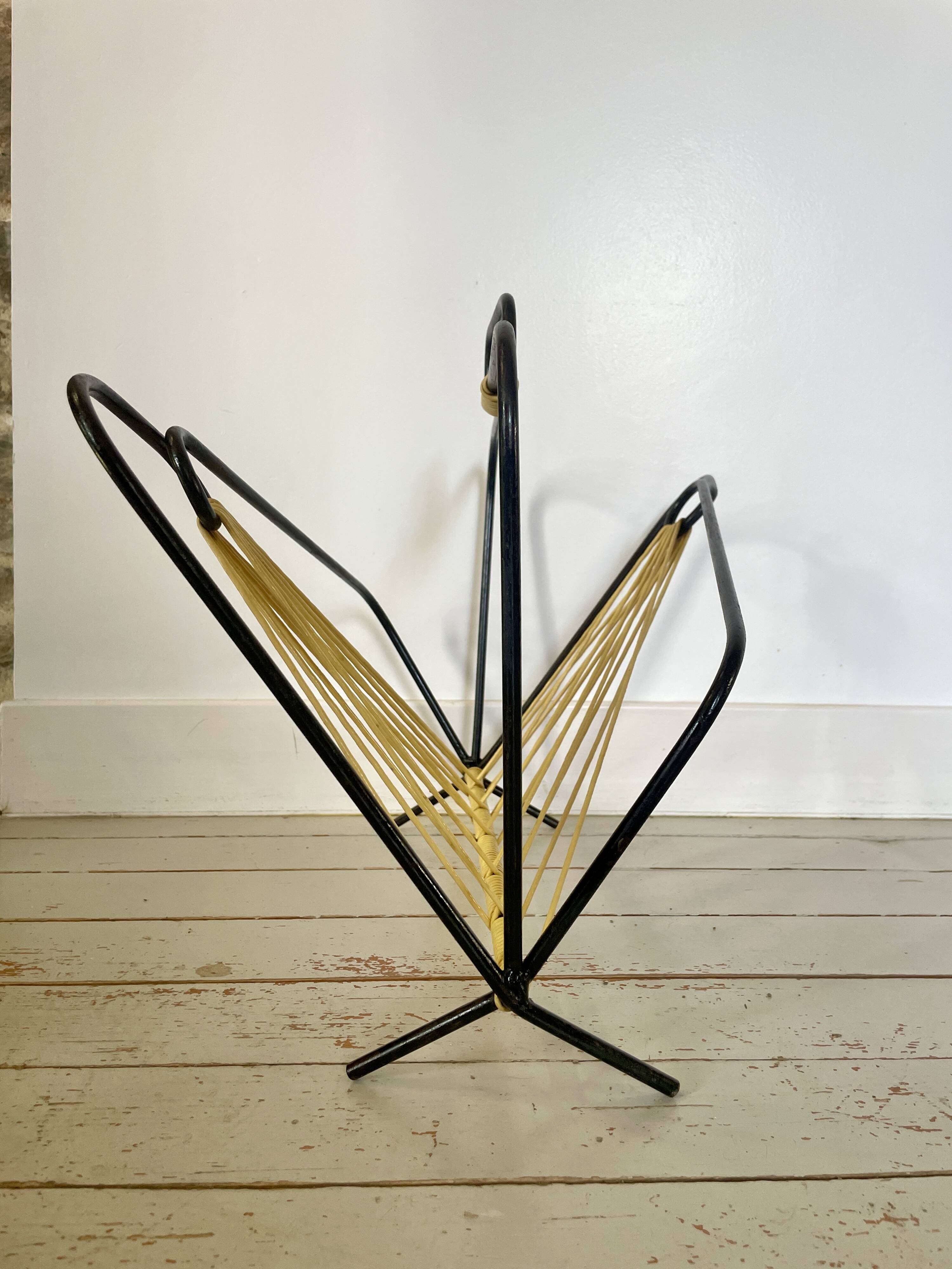 Porte-revues vintage scoubidou