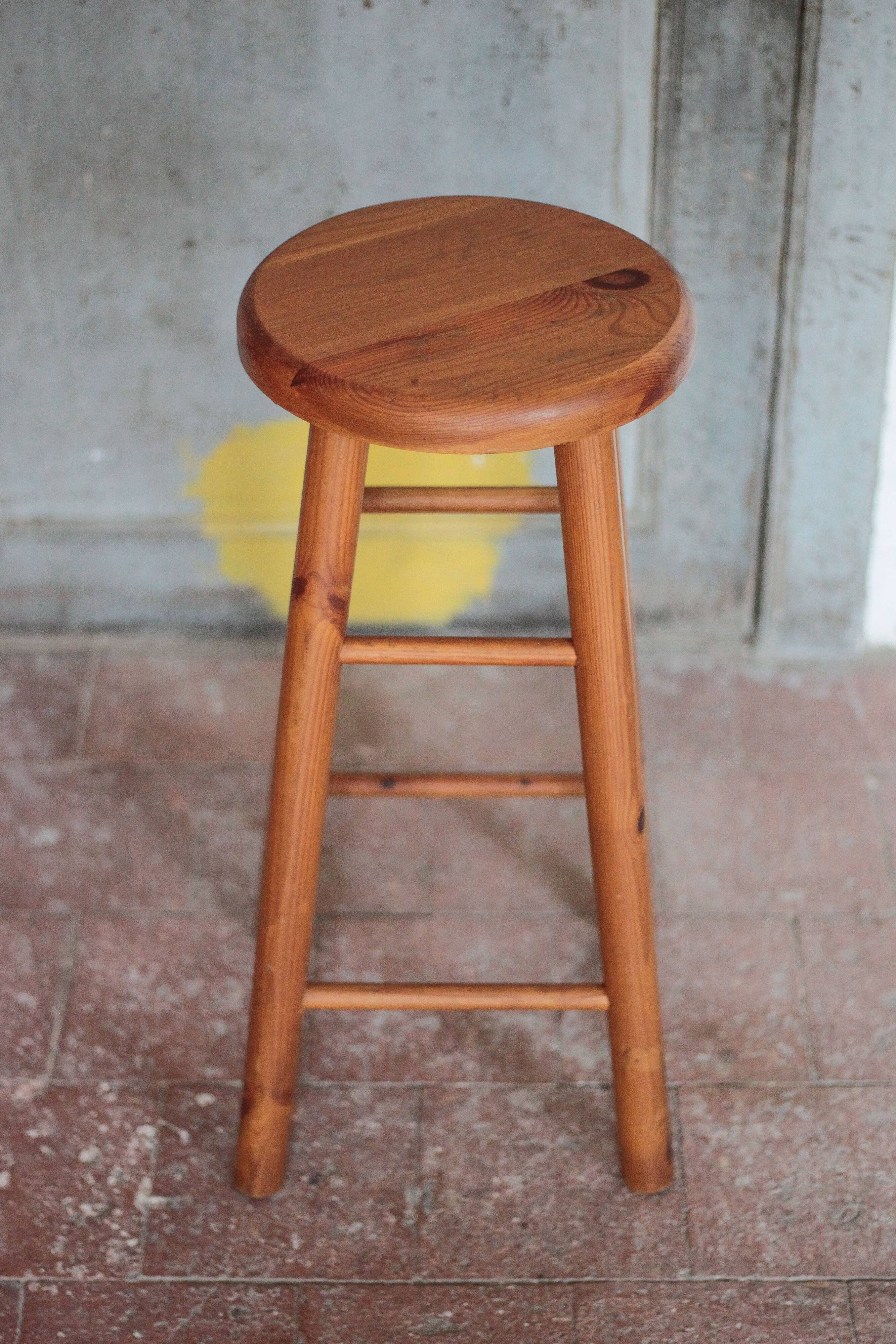 Tabouret vintage, tabouret bois , tabouret d'appoint, tabouret de bar