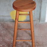 Tabouret vintage, tabouret bois , tabouret d'appoint, tabouret de bar
