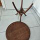 Vintage African gueridon – sculpted tripod base in solid wood