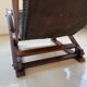 Vintage leather sling chair, 1980s