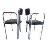 2 chaises de salle à manger, années 50