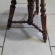 Antique Napoleon III Adjustable Round Piano Stool