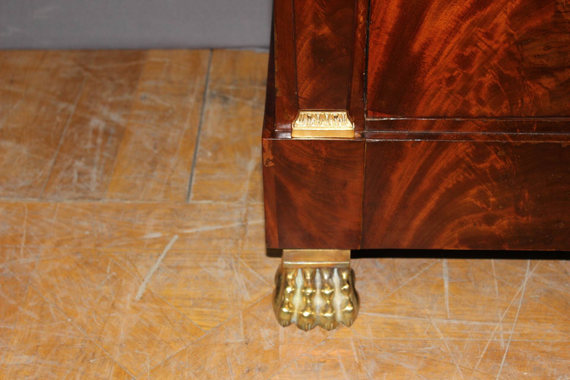 Commode Retour d'Egypte en acajou début XIX