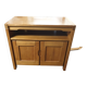 Solid oak tv stand