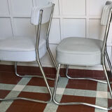 Industrial office chairs pair