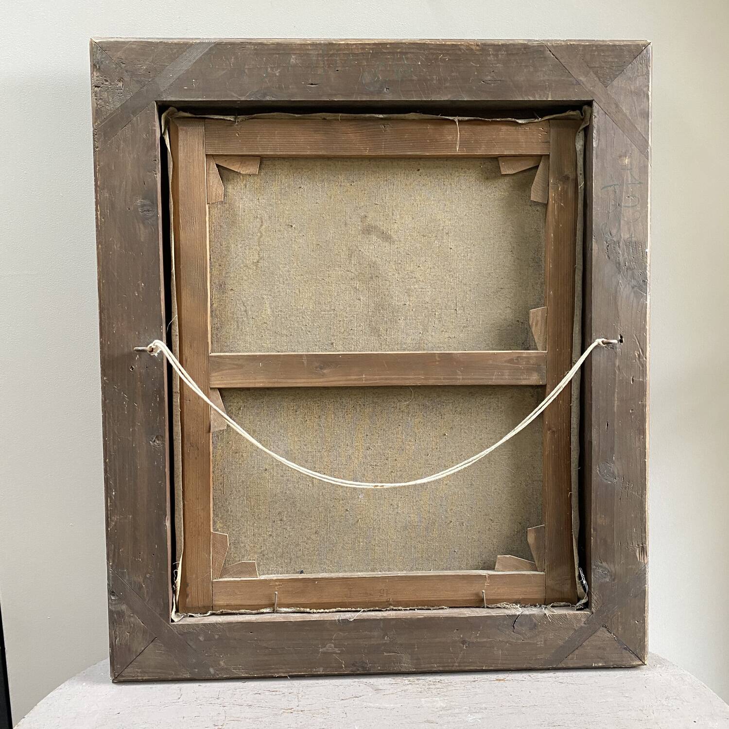 Large 1922 painting "Such a sweet face" signed Desèvre