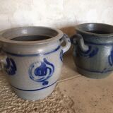 Lot of 2 large old vases in Vosges reso)