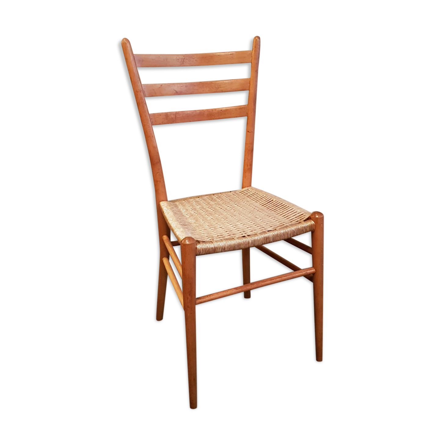 Italian braided rope chair