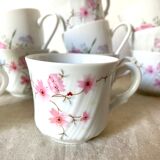 Mismatched porcelain cups