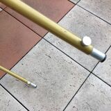 Table ronde Lafuma pliante et réglable en hauteur vintage années 60-70