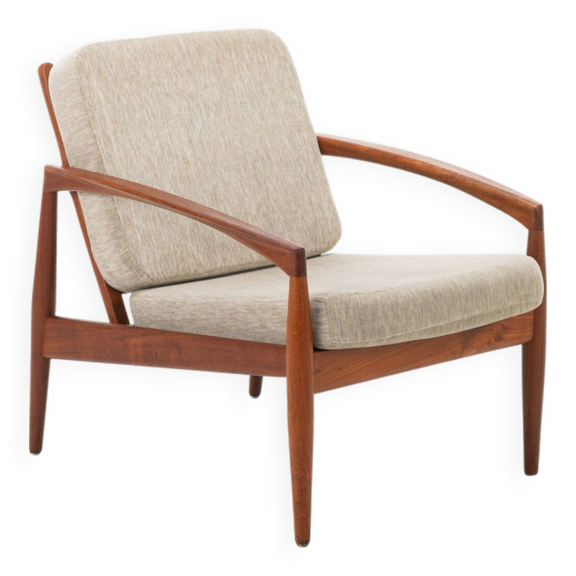 Model 121 Paper knife easy chair by Kai Kristiansen for Magnus Olesen, Denm