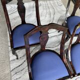 Set of 4 Eric Maville gondola chairs 1980