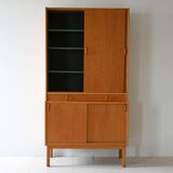 Scandinavian teak cabinet by Bodafors with sliding doors