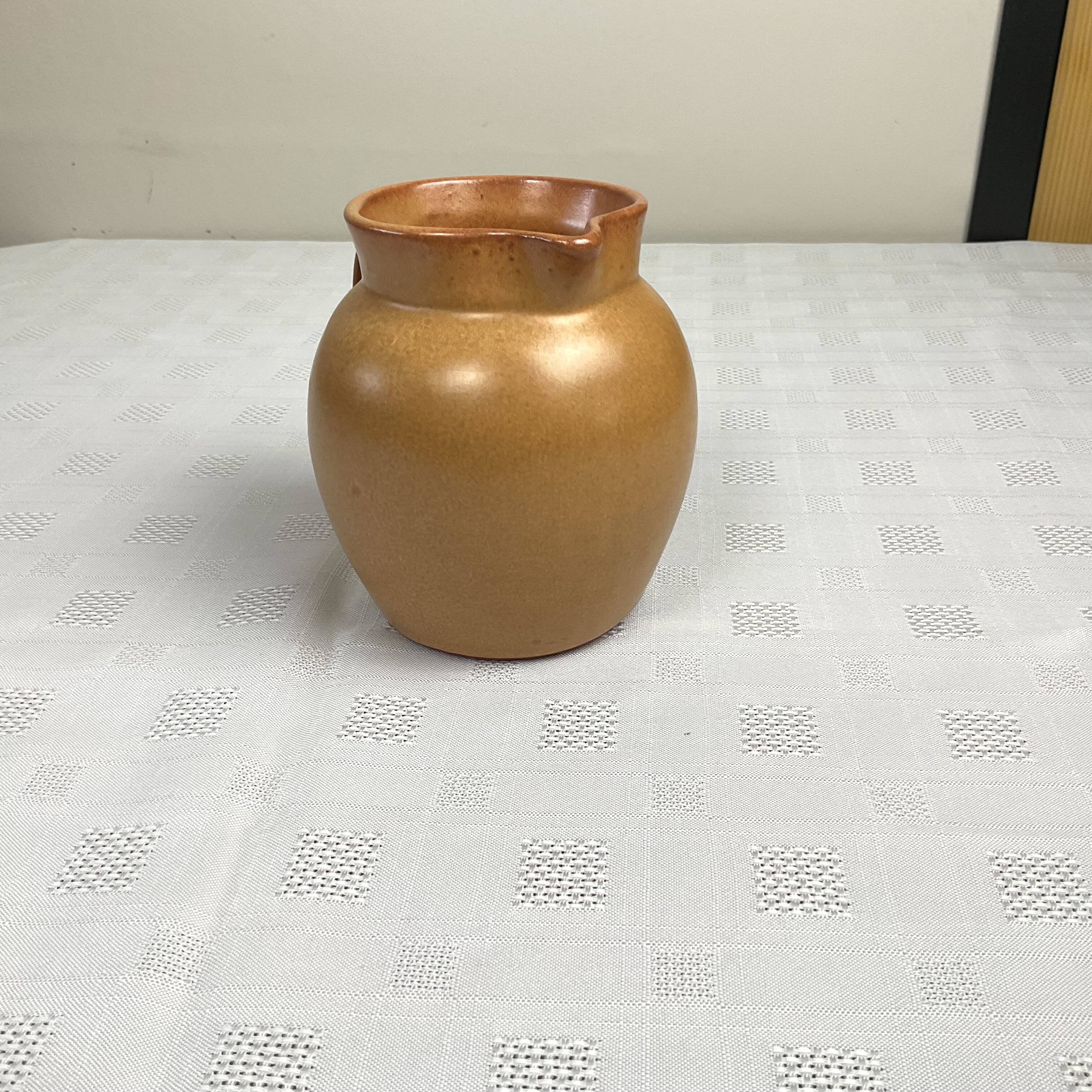 Caramel beige artisanal carafe