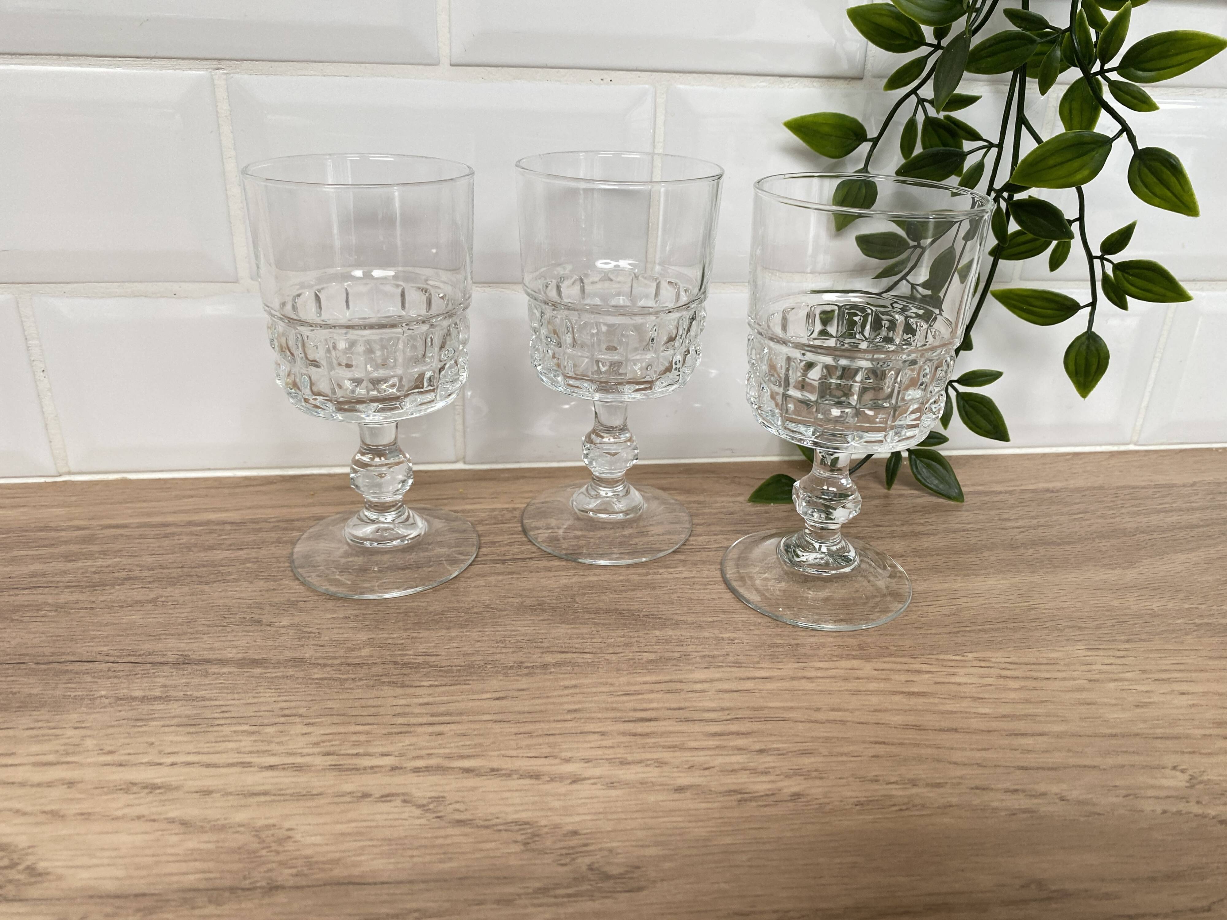 Set de 3 verres à vin rouge Luminarc Quadrille